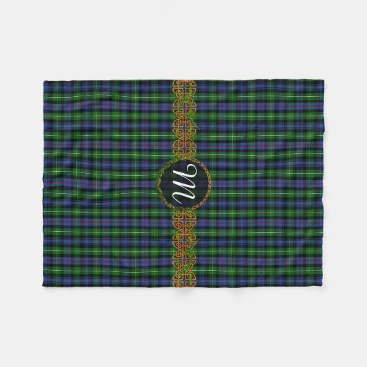 Monogram MacKenzie Tartan Fleece Deken (Voorkant (Horizontaal))
