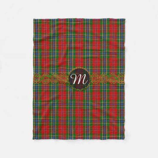 Monogram MacLean van Duart Tartan Fleece Deken (Voorkant)