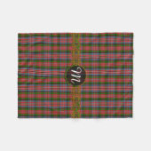 Monogram MacPherson Tartan Fleece Deken (Voorkant (Horizontaal))