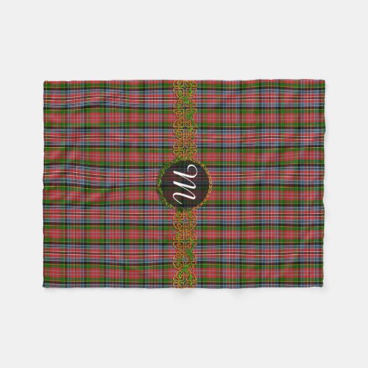 Monogram MacPherson Tartan Fleece Deken (Voorkant (Horizontaal))