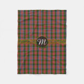 Monogram MacPherson Tartan Fleece Deken (Voorkant)