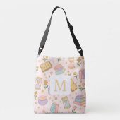 Monogram Magic Books Tote Bag Girly Pink (Achterkant)