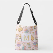 Monogram Magic Books Tote Bag Girly Pink (Voorkant)