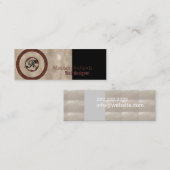 Monogram magneten mini visitekaartje (Voorkant / Achterkant)