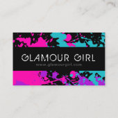 Monogram Makeup Artist Visitekaartje (Achterkant)