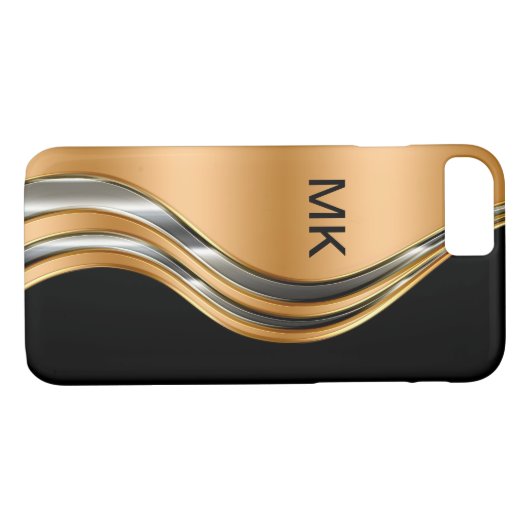 Monogram Mannen koelen Case-Mate iPhone Case (Achterkant (Horizontaal))