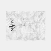 Monogram MARBLE Blanket Fleece Deken (Voorkant (Horizontaal))