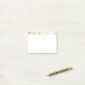 Monogram Marble Elegant White Gold Notes (Op bureau)