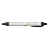 Monogram Marble Elegant White Gold Pen (Bodem)