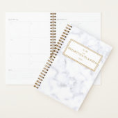 Monogram Marble Golden De prioriteiten Planner (Display)