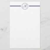 Monogram (marine) briefpapier (Voorkant)