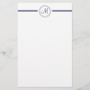 Monogram (marine) briefpapier