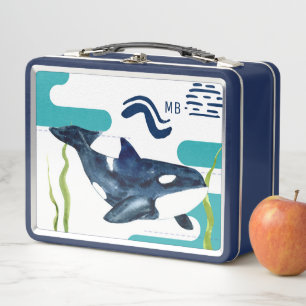 Monogram Marine Waterverf Orka gepersonaliseerd