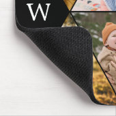 Monogram marinekolonie geometrische foto muismat (Hoek)