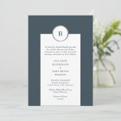 Monogram marinemigratie en zilveren olie kaart (Staand voorkant)