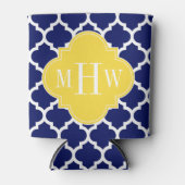 Monogram marineslein Marokkaans #5 Pineappel 3 Ini Blikjeskoeler (Voorkant)