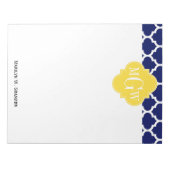 Monogram marineslein Marokkaans #5 Pineappel 3 Ini Notitieblok (Voorkant)