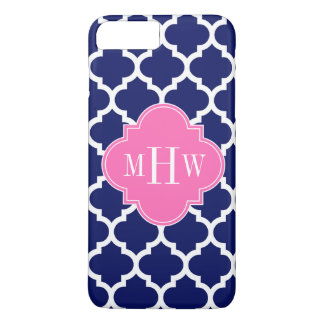 Monogram marinesleutel Marokkaans #5 Hot Pink2 3 I Case-Mate iPhone Case