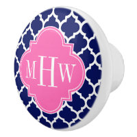 Monogram marinesleutel Marokkaans #5 Hot Pink2 3 I