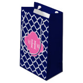 Monogram marinesleutel Marokkaans #5 Hot Pink2 3 I Klein Cadeauzakje (Achterkant Gekanteld)