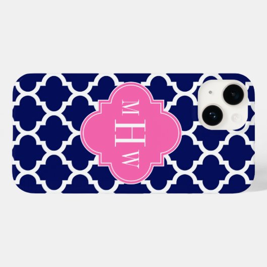 Monogram marinesleuton marineslein Marokkaans #5 H Case-Mate iPhone Case (Achterkant (horizontaal))