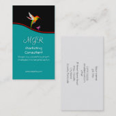 Monogram, Marketing Consultant, rode soep Visitekaartje (Voorkant / Achterkant)