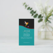 Monogram, Marketing Consultant, rode soep Visitekaartje (Staand voorkant)