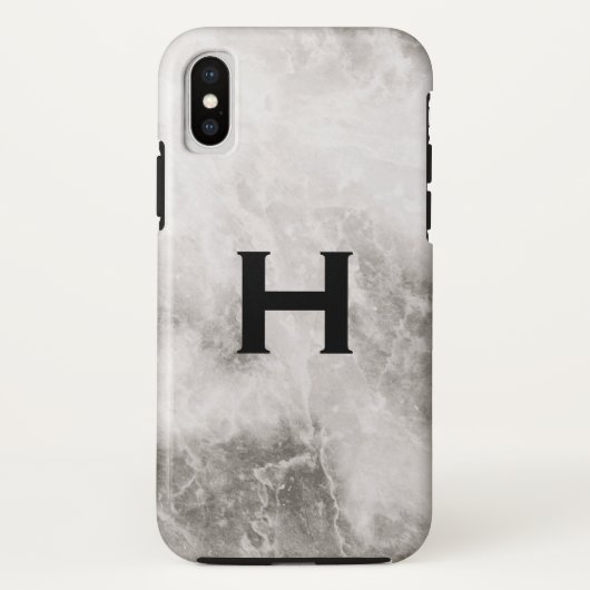 Monogram Marmer Achtergrond Case-Mate iPhone Case (Achterkant)