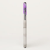 Monogram marmer Black Pink Paars Geometric Case-Mate iPhone Case (Achterkant/links)