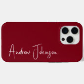 Monogram Marmer Case-Mate iPhone Case (Achterkant (horizontaal))