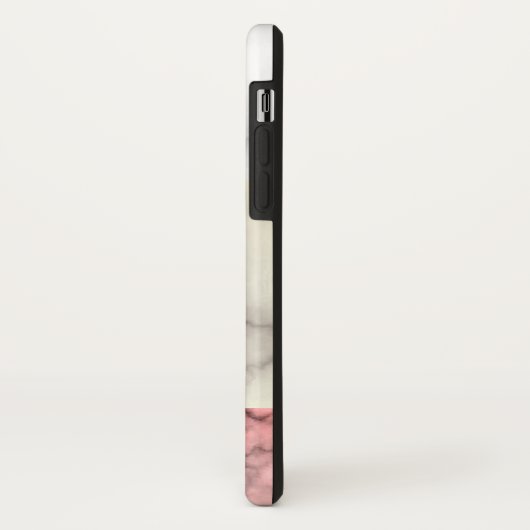 Monogram marmer kleur blokken Case-Mate iPhone case (Achterkant/links)