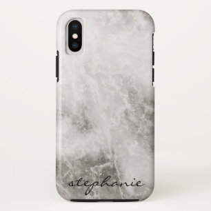 Monogram marmeren achtergrond Case-Mate iPhone case