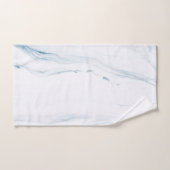 Monogram marmeren steen in pasteltinten bad handdoek (Handdoek)