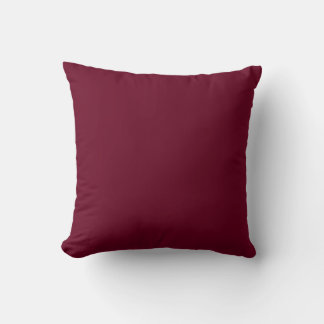 MONOGRAM massief bordeauxwijn gepersonaliseerd Kussen