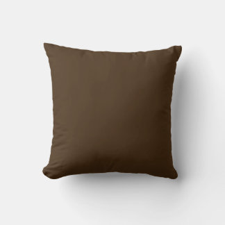 MONOGRAM massief donkere chocolade bruin gepersona Kussen