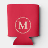 Monogram Massief Kersen Plukroze Kleur Blikjeskoeler (Achterkant)