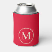 Monogram Massief Kersen Plukroze Kleur Blikjeskoeler (Blikje Achterkant)