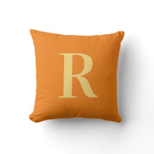 Monogram Matig Eenvoudig Oranje