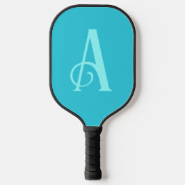 Monogram Matig Minimaal Blauwgroen Pickleball Paddle