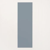 Monogram Matig Minimale Dusky Blauw Grijs Yogamat (Achterkant)