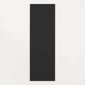 Monogram Matig Minimale Eenvoudige Zwart-wit Yogamat (Achterkant)