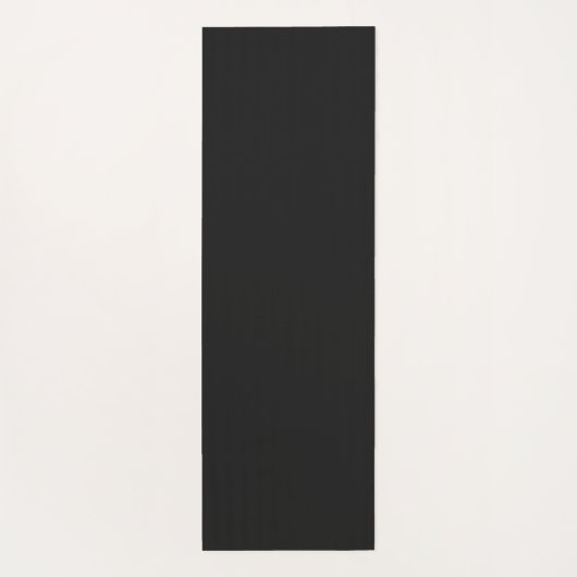 Monogram Matig Minimale Eenvoudige Zwart-wit Yogamat (Achterkant)