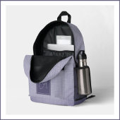 Monogram Mauve Paarse Plaid Bedrukte Rugzak