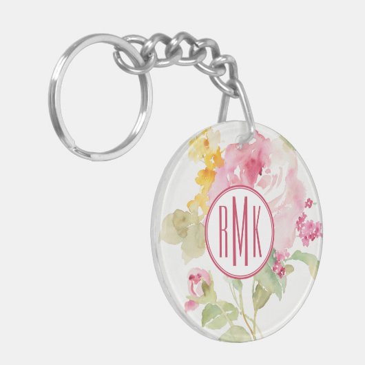 Monogram | medio juli sleutelhanger (Voorkant Links)