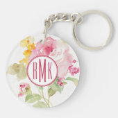 Monogram | medio juli sleutelhanger (Achterkant)