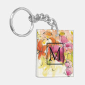 Monogram | medio juli sleutelhanger (Voorkant Links)