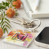 Monogram | medio juli sleutelhanger (Voorkant Rechts)