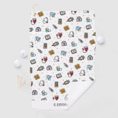 Monogram. Medisch patroon. Voor artsen en verpleeg Golfhanddoek (Insitu)