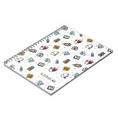 Monogram. Medisch patroon. Voor artsen en verpleeg Notitieboek (Linkerzijde)