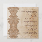 Monogram Mediterraan Grieks Bruiloft Kaart (Voorkant)